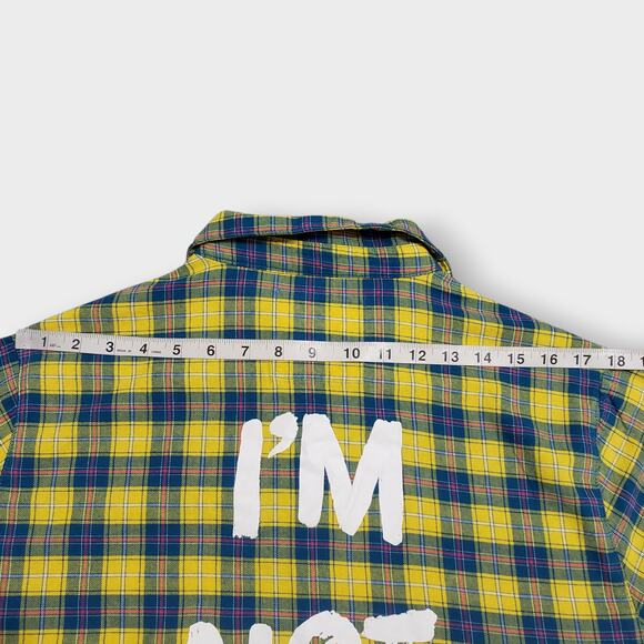 SOLDDisney Cakeworthy Yellow Flannel Shirt Flounder "Guppy" Little Mermaid Sz XL - Picture 11 of 12